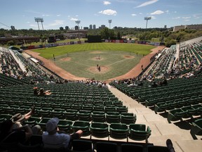 The Edmonton Prospects play the Swift Current Indians at Telus Field in Edmonton, Alta., on Sunday, June 22, 2014. Ian Kucerak/Edmonton Sun