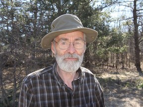 Retired Queen's University professor Dolph Harmsen will be leading a tour of his field-to-forest regeneration project later this month at the university's biological centre near Elgin. (Michael Lea/The Whig-Standard)