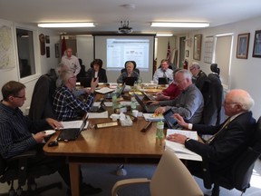 Frontenac County council members meet in Plevna Wednesday, April 15, 2015. Elliot Ferguson/The Kingston Whig-Standard