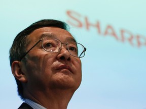 Sharp CEO Kozo Takahashi.  REUTERS/Toru Hanai/Files