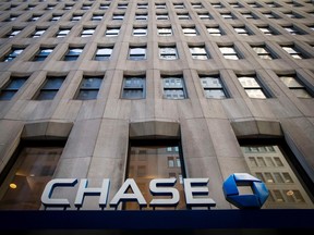A Chase bank is seen in New York's financial district March 11, 2015. REUTERS/Brendan McDermid