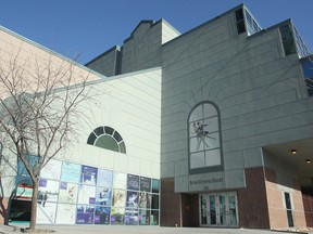 The home of the Royal Winnipeg Ballet in Winnipeg, Man. is seen Thursday April 16, 2015. An instructor has left the ballet this week after being accused of taking nude photos of dancers.