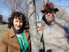 Kingston musicians Kyra Walker, left, and Mike 'Tully' Pearson will perform a CD release concert Saturday night at Chalmers United Church. (Julia McKay/For The Whig-Standard)