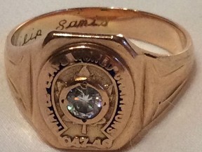 This 1947-1948 Stanley Cup Championship ring was stolen in a break-and-enter last month. (Toronto Police handout)