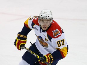 Erie Otters forward Connor McDavid is considered to be the top player entering the NHL draft in late June. (Michael Peake/Postmedia Network/Files)