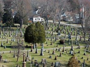West Ave. Cemetery aerial