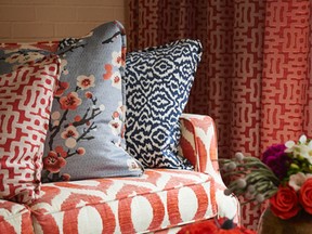 For too long, sofas have been a little too safe and boring. A bold pattern is fun and unexpected.