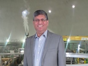 Rajan Ahluwalia, founder and CEO of Greys Paper Recycling Industries. (Graham Hicks photo)