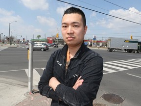 Paul Nguyen of Jane-Finch.com on April 17, 2015. He said he is concerned about the recent shooting in the area. (Veronica Henri/Toronto Sun)