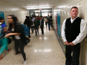 Jeff Schust, principal of Gordon Graydon Memorial Secondary School in Mississauga, a school that did well in the 2015 Fraser Report Card. (Pictured on April 15, 2015.)  (Michael Peake/Toronto Sun)