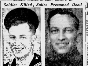The remains of a Second World War soldier found near a river in the Netherlands have been identified as those of Pte. Albert Laubenstein from Saskatoon.
Newspaper Clipping – From the Edmonton Journal.