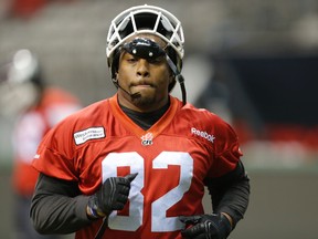 Als slotback Nik Lewis is speaking out against the CFL's new illegal contact rules. (QMI Agency)