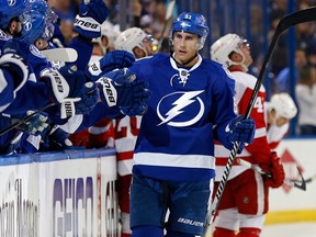 Lightning forward Valtteri Filppula has played in 111 Stanley Cup playoff games. (Getty Images/AFP)