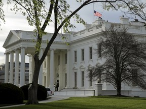 The White House is pictured in Washington on April 15, 2015. (REUTERS/Gary Cameron)