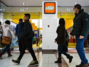 A Lego store like this one in Edmonton is being planned for the Polo Park area. (Codie McLachlan/Edmonton Sun file photo)