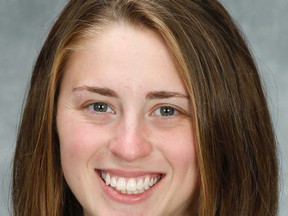 Kingston native Amanda Leveille, a goaltender, has been invited to the Canadian women's hockey team summer camp. (University of Minnesota Athletics)