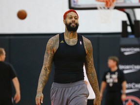 If remains to be seen how the Raptors will use James Johnson in the playoffs. (JACK BOLAND/TORONTO SUN)