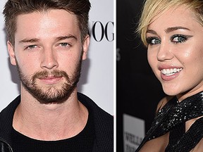 Patrick Schwarzenegger and Miley Cyrus. (AFP file photos)