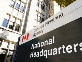 The Canada Revenue Agency. (Postmedia Network files)