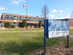 Staff and students at Charles H. Hulse Public School will be relocated to Parkwood Hills Public School on Wednesday, the Ottawa-Carleton District School Board announced. The school has been closed since last week after strong pesticide odours remained in the building from a cockroach problem. Photo taken on Tuesday,  April 21, 2015. (Keaton Robbins/Ottawa Sun)
