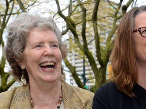 London poets Penn Kemp, left, and Laurie D. Graham will help celebrate National Poetry Month this week.