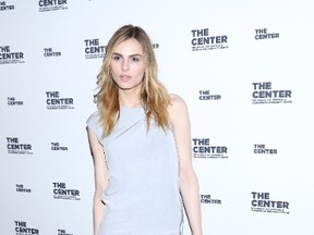 Andreja Pejic at the 2015 Center Dinner at Cipriani Wall Street on April 2, 2015. (Andres Otero/WENN.com)