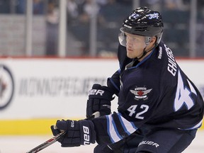 The Winnipeg Jets have called up forward Nikolaj Ehlers. (Brian Donogh/Winnipeg Sun file photo)