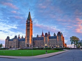 Parliament Hill in Ottawa. (Fotolia)