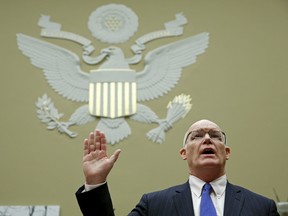U.S. Secret Service Director Joseph Clancy, seen here prior to a hearing on Capitol Hill on March 24, 2015, has received a government report on what needs improvement after the protection agency failed to fix former President George H.W. Bush's home alarm for a year.  REUTERS/Kevin Lamarque