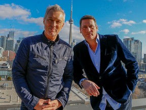 (L-R) Martin Kemp and Tony Hadley of Spandau Ballet. (Dave Thomas, Postmedia Network)