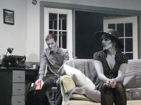 Christian Milanovich, as Steve Marsh, and Danae O’Neill, as Gemma Dodd, are among the cast members in The Silver Dagger, a Domino Theatre production. (Domino Theatre)