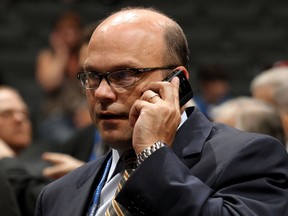 Boston Bruins general manager Peter Chiarelli attends the 2010 NHL Draft at Staples Center on June 25, 2010. (Bruce Bennett/Getty Images/AFP)