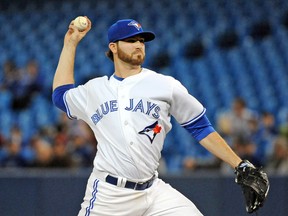Toronto Blue Jays starting pitcher Drew Hutchison delivers a pitch against Baltimore Orioles at Rogers Centre on April 23, 2015. (Dan Hamilton/USA TODAY Sports)