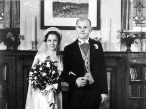 This wedding photo is from a private London collection. It's believed to be the late Miggsie Lawson and Col. Tom Lawson and likely taken about Sept. 10, 1938. The collector has not been able to confirm this, but Free Press columnist James Reaney will be happy to pass along any additional information.