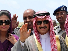 Saudi billionaire Prince Al-Waleed bin Talal, seen in this August 27, 2011 photo, is taking criticism for rewarding bombs with Bentleys. REUTERS/Omar Faruk