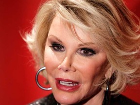 Joan Rivers. 

REUTERS/Lucas Jackson/Files