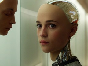 Alicia Vikander plays Ava  in Alex Garland's Ex Machina.