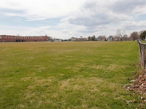 The view of the Queen Elizabeth Collegiate property from the corner of Lyons Street and Elliott Avenue in Kingston, Ont. on Wednesday April 22, 2015. Julia McKay/The Kingston Whig-Standard/Postmedia Network