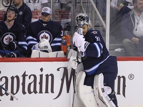 Ondrej Pavelec had his best season and a so-so playoff round. The Jets believe he still has room to grow into an elite goalie.