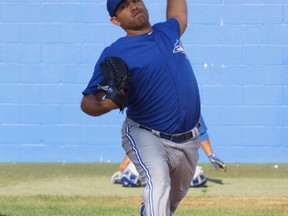 Ricky Romero’s recovery was “just going very slow,” according to Blue Jays GM Alex Anthopoulos. (EDDIE MICHELS/PHOTO)