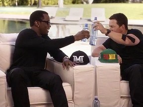 Sean ’Diddy’ Combs and Mark Wahlberg make a bet on the highly-anticipated big fight between Floyd Mayweather, Jr. and Manny Pacquiao via Instagram.