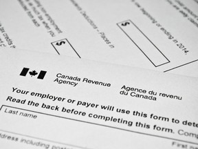 Revenue Canada tax forms. 

(Fotolia)