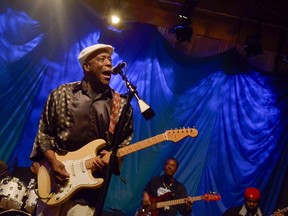 Buddy Guy is a member of the Rock and Roll Hall of fame and has six Grammys, 28 Blues Music Awards and is in the Top 25 of Rolling Stone?s 100 Greatest Guitarists of All Time.? He plays London's Centennial Hall Wednesday. (KRIS CONNOR/GETTY IMAGES)