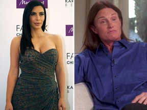 Kim Kardashian and Bruce Jenner. (WENN.COM photos)
