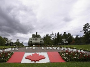 File photo of the main entrance to Canadian Forces Base Petawawa. (Postmedia Network files)