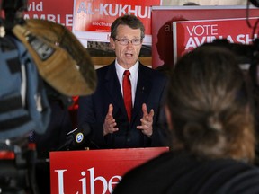 Alberta Liberal leader David Swann. Mike Drew/Calgary Sun/Postmedia Network