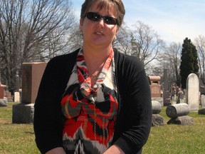 St. Thomas Cemetery Company manager Lesley Buchanan.