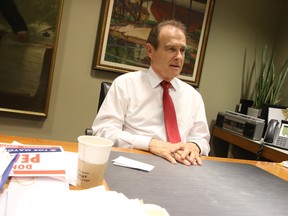 Norm Kelly speaks to Toronto Sun about life at City Hall leading up to the municipal election on Tuesday, September 2, 2014. (Jack Boland/Toronto Sun)
