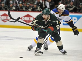 Wild forward Justin Fontaine. (AFP)