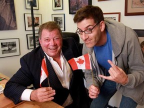 William Shatner with Rob Cohen.